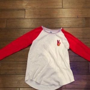 soft baseball style shirt